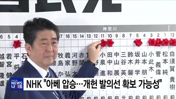 건강 악화로 사임을 표한 아베 신조 일본 총리/ 사진=