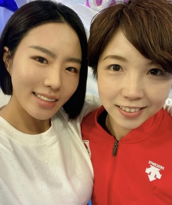 이상화, 고다이라 / 사진=이상화 인스타그램