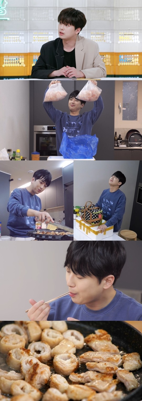 '편스토랑' <b>이찬원</b>, 마음씨도 훈훈 '효자 <b>막창집 아들</b>'...막창 굽기 특급...