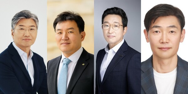 허민호 코스맥스비티아이 대표이사, 김지훈 제네니스BBQ 대표, 장두현 휴젤 대표, 김종열 롯데컬처웍스 대표 