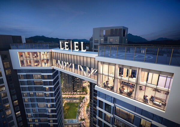 잠실 르엘  부분 투시도/롯데건설 제공