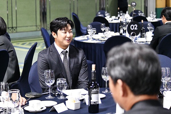 제네시스 대상 시상식에 참석한 최승빈 /사진=홍준성