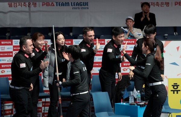 휴온스팀 모습/프로당구협회 제공