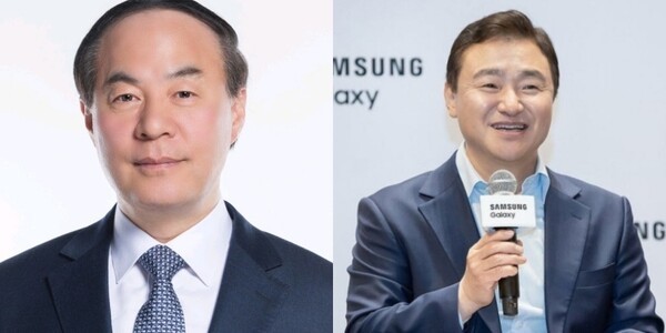 삼성전자 전영현(왼쪽) 대표이사 부회장, 노태문 대표이사 사장./삼성전자 제공