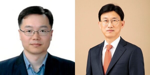 송규종(왼쪽) 삼성물산 리조트 부문 대표, 정해린 신임 에스원 대표./삼성물산·에스원 제공